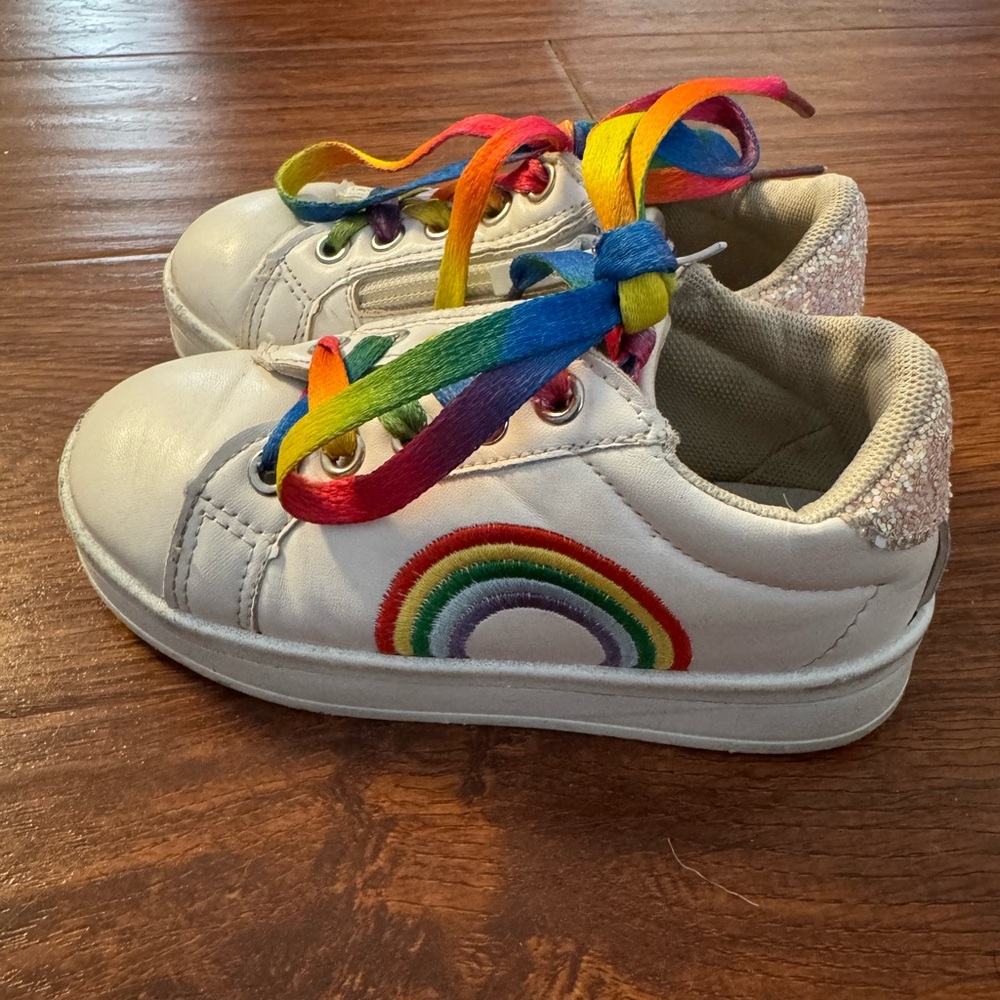 GUC Lola and the Boys Rainbow Girl’s  Sneakers size 9 (25C) - Picture 3 of 7